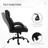 PU Leather Executive Office Chair with High Back, Adjustable Height and Swivel Wheels, 400LBS Capacity, Black