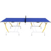 Soozier 9' x 5' Full Size Table Tennis Table, Folding Ping Pong Table with Paddles and Balls