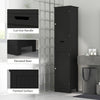 Freestanding Bathroom Cabinet with Drawer and 2 Doors, Tall Bathroom Cupboard for Kitchen, Study, Living Room