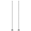 2 Pack of 10' String Light Poles, Steel Hanging Lighting Stand for Patio, Backyard, Deck, Wedding, Party, Black
