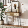 Narrow Console Table with Drawers, 35
