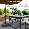 Square Patio Umbrella Base Holder, Outdoor Umbrella Stand, 17.7
