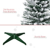 5ft Tall Pencil Artificial Christmas Tree, Holiday Décor with Snow Flocked Branches