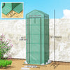 5 Tier Mini Greenhouse, Portable Outdoor Flower Stand with Shelf Clips, Indoor Greenhouse with Steel Frame, Transparent, 27.25