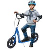 Adjustable Kids Pro Stunt Scooter Children Street Bike Bicycle Ride On with 12” Tire (Blue)