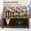 Wood Planter with Trellis, Raised Garden Bed to Grow Vegetables for Backyard, 30