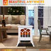 Electric Fireplace Heater, Freestanding Fireplace Stove with Realistic Flame, Overheat Protection, 750W/1500W