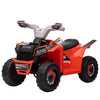 6V Quad Kids Electric Car with Wear-resistant Wheels, for Boys and Girls Aged 18-36 Months, Red