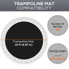 Soozier Trampoline Replacement Mat, Fits 14' Trampoline w/ 80 V-Hooks & 5.5