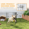 24inch Foldable Metal Exercise Pet Playpen Yard Dog Puppy Kennel Cage 12 Panels