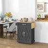 Foldable Kitchen Island with Storage Drawer, Farmhouse Style Rolling Utility Cart, Coffee Bar Cabinet on Wheels with Drop-Leaf Wood Top