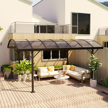 Polycarbonate Greenhouse Panels UV Protected Twin-Wall Roof Panels Clear 47.2