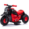 Qaba Electric Motorcycle for Kids, 6V Ride on Bubble Car with LED Headlight, Music, Pedal, for 2-5 Years Green