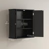 Bathroom Medicine Cabinet, Wall Cabinet with 2 Doors and Adjustable Shelf, Space Saver Over Toilet Cabinet
