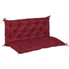 2 Seater Garden Bench Cushion, Soft Thick Outdoor Non-Slip 2 Seater Soft Pad With Backrest for Garden Patio, 47