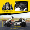 24V Electric Go Kart, Battery Powered Kids Drift Kart with Adjustable Seat, Seat Belt, Horn, Music, Light