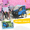 2 Seat Bike Trailer for Kids, Baby Stroller with Storage Bag, 5 Point Harness, Bicycle Trailer with 20