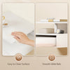 Floating Nightstand Set of 2, Wall Mounted Bedside Table with Drawer and Shelf, Small Night Stand for Bedroom
