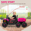 Qaba 24V 4WD Kids Ride On Truck with 6 Wheels Electric Ride On Car with Remote, Dump Bed for 3-8 Years, Green