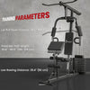 Soozier Multifunction Home Power Exercise Gym System Weight Training Exercise Workout Station Fitness Strength Machine for Whole Body Training