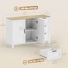Buffet Cabinet with Soft-Close Doors, Modern Sideboard with 3 Drawers for Living Room, Kitchen, Dining Room