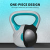 Soozier 22 lb Soft Kettlebell, Sand Filled Weight with Grip Handle, Solid Kettlebell Weight for Full Body Workout, Light Blue