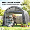 10' x 10' Outdoor Storage Tent, Heavy Duty and Waterproof Portable Shed for Bike, Motorcycle & Garden Tools