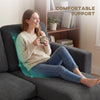 Sectional Sofa, Corduroy U Shaped Couch with Double Chaise and Spring Cushions, 2200lb Capacity