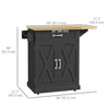 Foldable Kitchen Island with Storage Drawer, Farmhouse Style Rolling Utility Cart, Coffee Bar Cabinet on Wheels with Drop-Leaf Wood Top