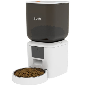 Automatic Cat Feeder, 2.4G WiFi, Smart APP Control 8L Pet Feeder Dispenser 1-10 Meals with 10s Meal Call Back