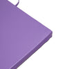 Soozier 4'x6'x2'' Folding Gymnastics Tumbling Mat, Exercise Mat with Carrying Handles for Yoga, MMA, Martial Arts, Stretching, Core Workouts, Purple