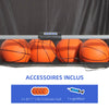 Double Shots Arcade Basketball System Foldable Two Player Basketball