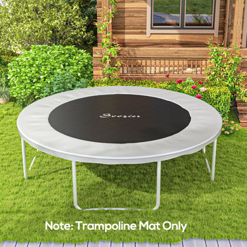 Soozier Trampoline Replacement Mat, Fits 14' Trampoline w/ 80 V-Hooks & 5.5