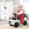 Compatible Baby Toddler Push Car Foot-to-Floor Ride-On Wheel Mercedes-Benz G350 Licensed White