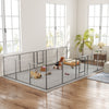 Heavy Duty Pet Playpen, 16 Panels Steel Dog Fence Puppy Exercise Pen with 2 Doors Locking Latch, 31.5