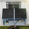 Catio Outdoor Cat Enclosure Expandable Wooden Cat House with 2 Doors for Window, 51.2