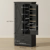 Farmhouse Kitchen Pantry Storage Cabinet, 64