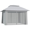 12' x 12' Foldable Pop-up Party Tent Instant Canopy Sun Shade Gazebo Shelter with Steel Frame