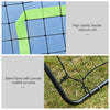 Soozier 4 x 5.7ft Volleyball Rebounder Net with Strike Zone, Baseball Lacrosse Training Net for Pitching and Fielding