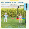 Qaba 5-in-1 Kids Swing Set with Slide, Swings and Glider for Backyard, 770lbs Capacity, for Ages 3-8, Multicolour