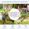 99 Sq. Ft. Dog Playpen Outdoor with Galvanized Steel Frame, for Small and Medium Dogs, 13.1' x 7.5' x 6'