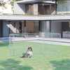 99 Sq. Ft. Dog Playpen Outdoor with Galvanized Steel Frame, for Small and Medium Dogs, 13.1' x 7.5' x 6'