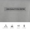 Gazebo Curtains, 10' x 13' Universal Replacement Privacy Curtain, 4-Panels Sidewall with Hooks/C-Rings, Light Grey