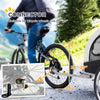Elite II Dog Bike Trailer 2-In-1 Pet Stroller Cart Bicycle Wagon Cargo Carrier Attachment for Travel with Suspension and Storage Pockets