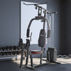 Soozier Home Gym Weights Machine, Multi Gym Lat Pulldown and Leg Workout Equipment with 99lbs Weight Stack
