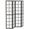 4 Panel Room Divider, 5.6 ft Folding Wall Divider Room Partition for Home Office, Bedroom, Living Room, Black