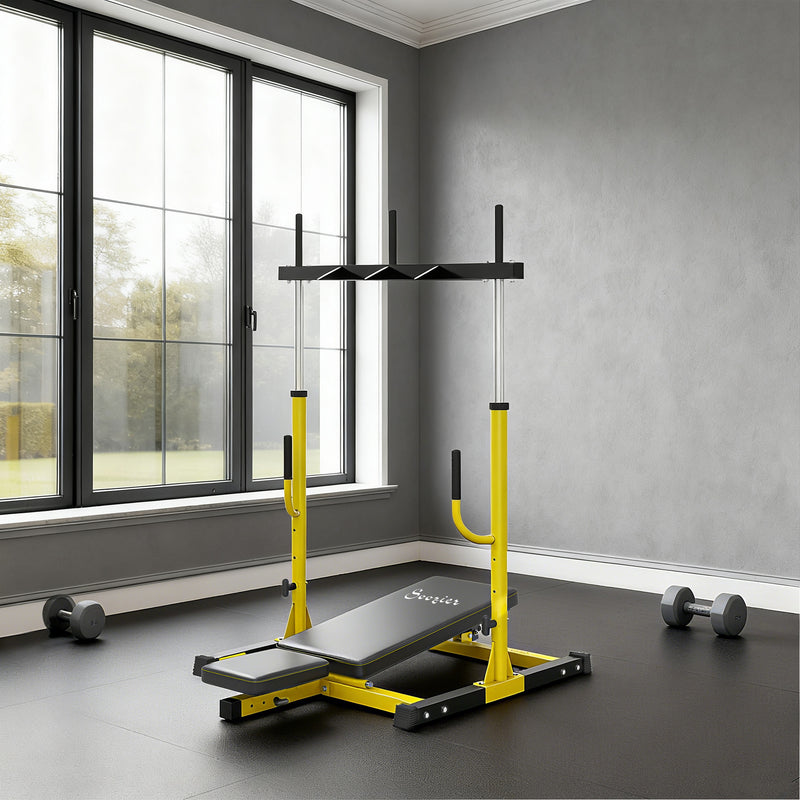 Soozier Leg Extension and Curl Machine, Adjustable Leg Extension Machine, 1