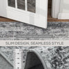 Area Rug for Living Room 6x9, Modern Abstract Machine Washable Rug, Non-Slip Carpet for Bedroom, Dining Room, Grey