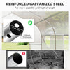 20x10x7ft Walk-in Steeple Greenhouse Outdoor Backyard Plant Seed Growth Tunnel Shed Warm House with 2 Anchor Way