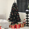 6ft Artificial Christmas Trees with Auto Open and Steel Base